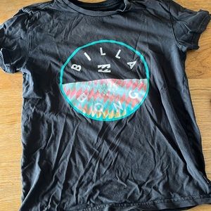 Boys black billabong shirt size small